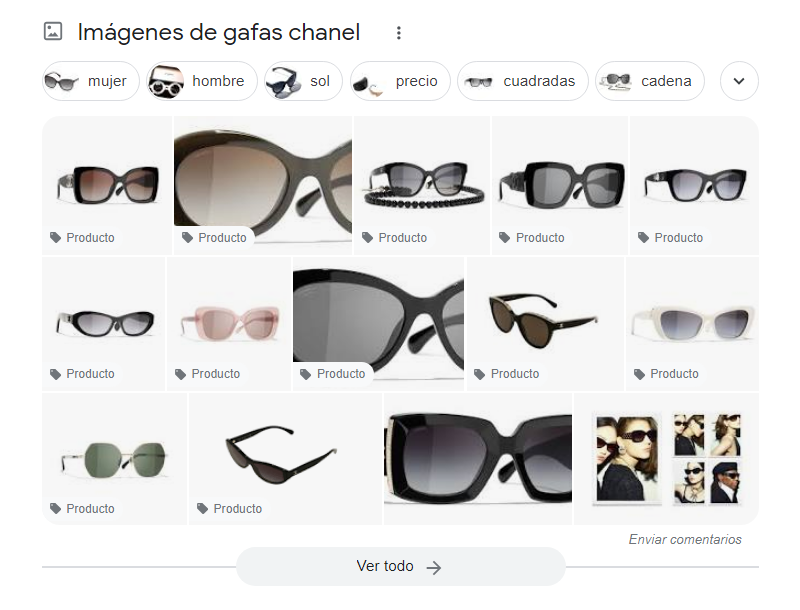 resultados de Google imágenes