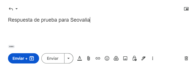 Captura botón enviar y archivar en Gmail