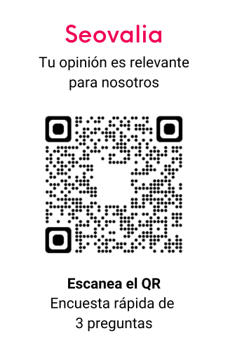 Trasera de la tarjeta para pedir opinión a los clientes