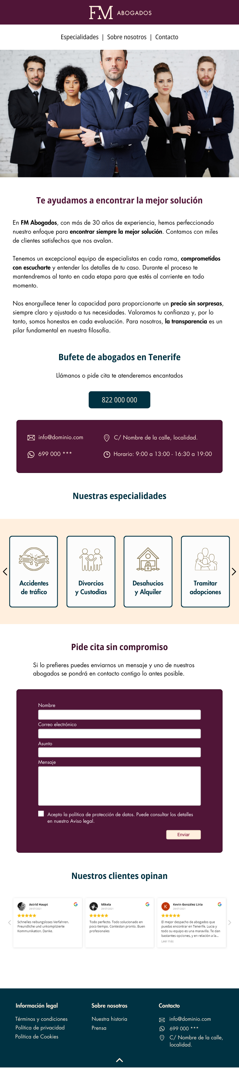 Boceto nuevo diseño web