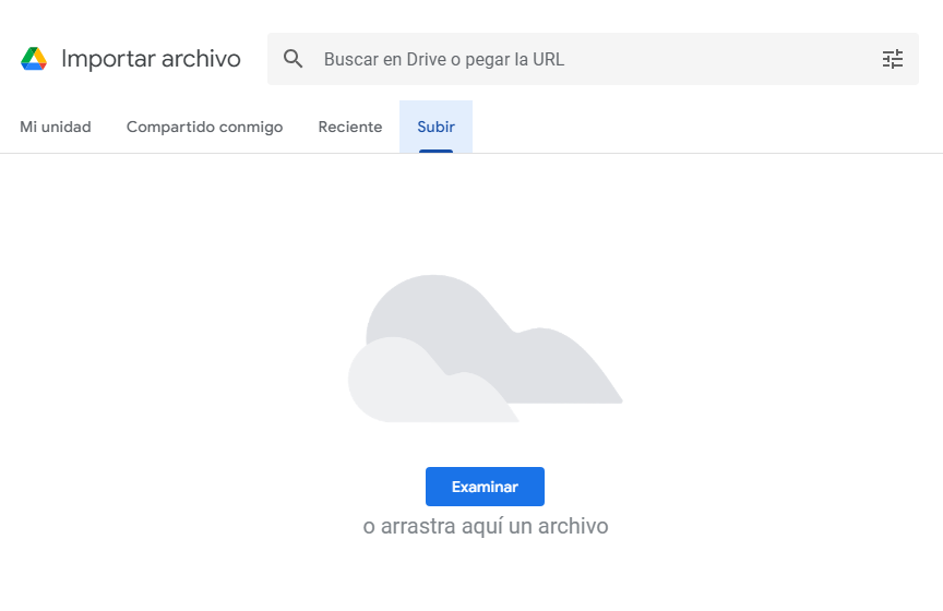 Importar archivo CSV a Google Sheets